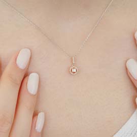 0,13 ct Pırlanta Fantazi Kolye