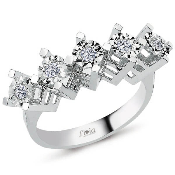 0,28 ct Pırlanta Fantazi Yüzük