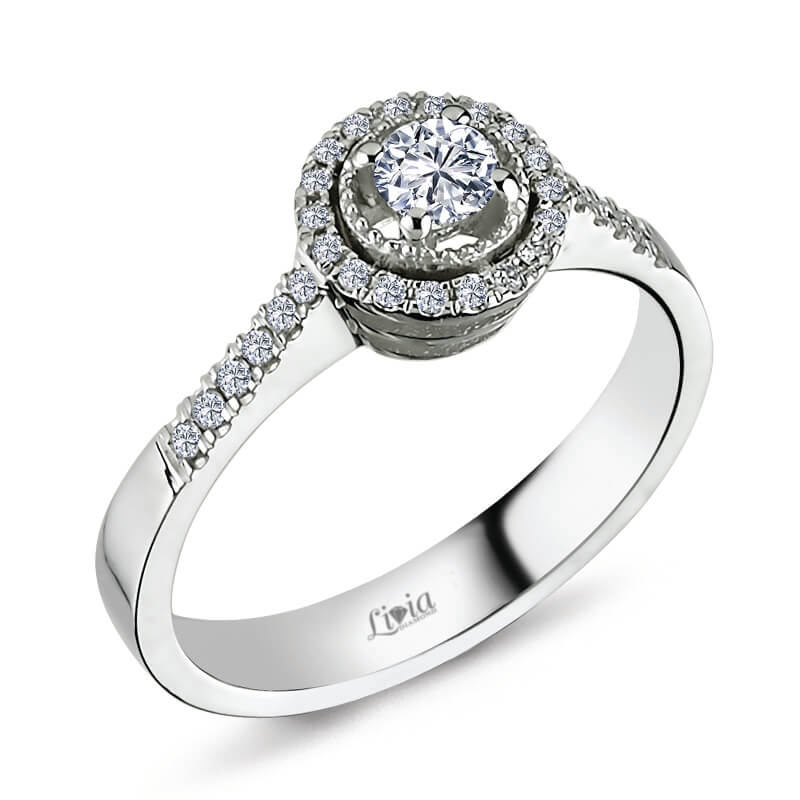 0,21 ct Pırlanta Fantazi Yüzük