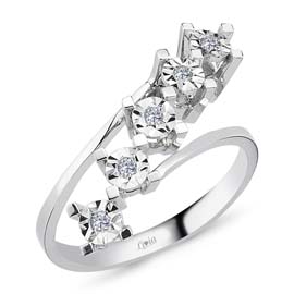 0,06 ct Pırlanta Fantazi Yüzük