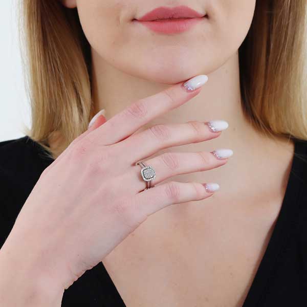 0,13 ct Pırlanta Violette Yüzük