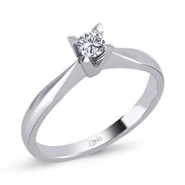 0,15 ct Pırlanta Tektaş Yüzük