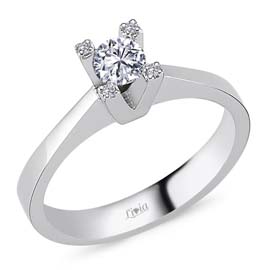 0,21 ct Pırlanta Tektaş Yüzük