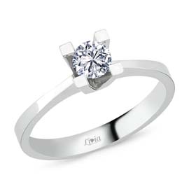 0,18 ct Pırlanta Tektaş Yüzük