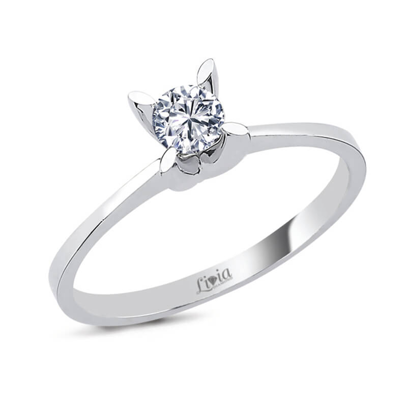 0,23 ct Pırlanta Tektaş Yüzük
