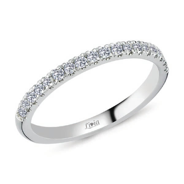 0,17 ct Pırlanta Yarım Tur Yüzük